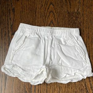 White Crewcuts girls shorts size 7